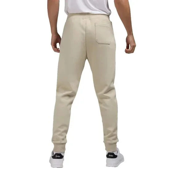 Polo Ralph Lauren Men’s Leather Pony Double-Knit Jogger Pants 4XB Beige - Picture 3 of 8